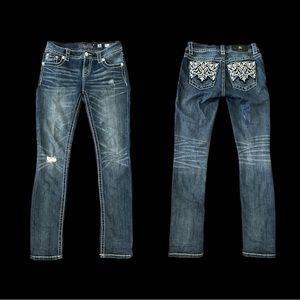 Miss Me mid rise straight fit jeans